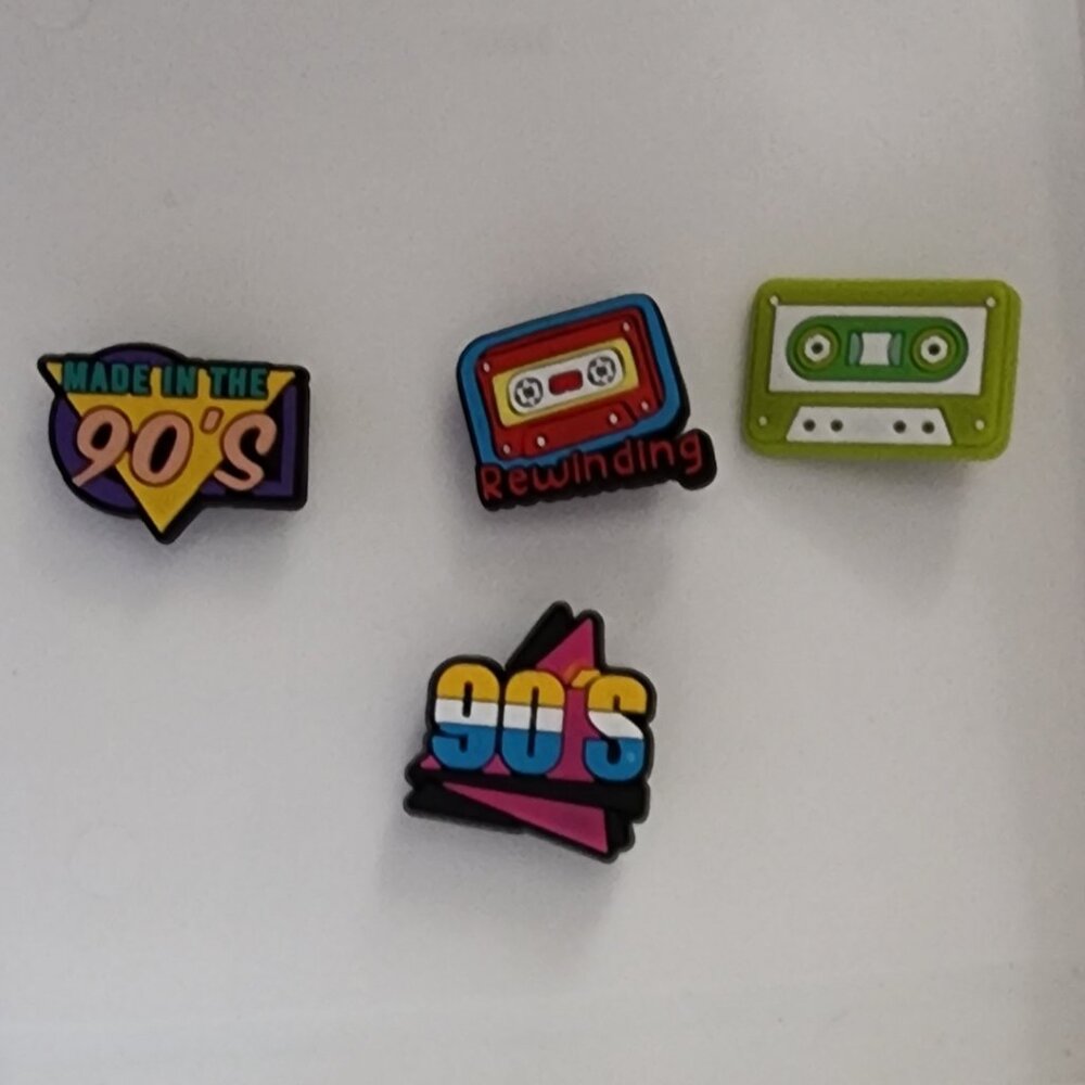 90s Nostalgia Croc jibbits rubber shoe charms
